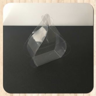 Acetate Prayer Bead Pouch Box - 3.35" x 3.35" x 1.77"