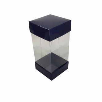 Acetate, Double-Sided Cardboard Box - 3.15" x 3.15" x 4.72"