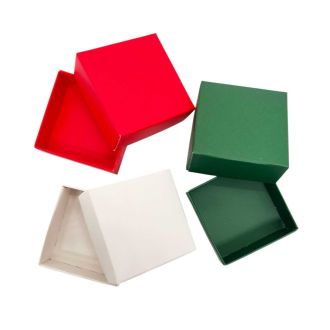 Gift Box with Lid - 7 x 7 x 2 cm - Additional Sizes Available