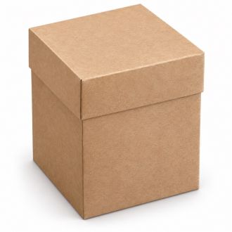 Two-Piece Cardboard Gift Box - 3.94" x 3.94" x 4.72"