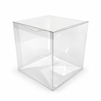 Clear Pop-Up Gift Box - 4.72" x 4.72" x 4.72"