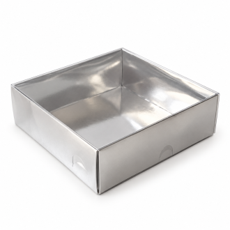 Silver Gift Box - 3.54" x 3.54" x 1.18"