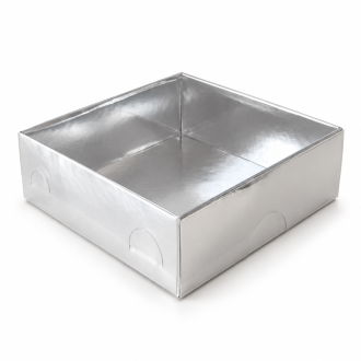 Silver Gift Box - 3.15" x 3.15" x 1.18"