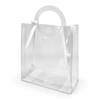 Clear Gift Bag — 14.5 × 16 × 7 cm — Pack of 25