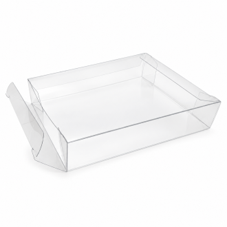 Clear Folding Box - 6 3/4”x6 1/4” x 1”
