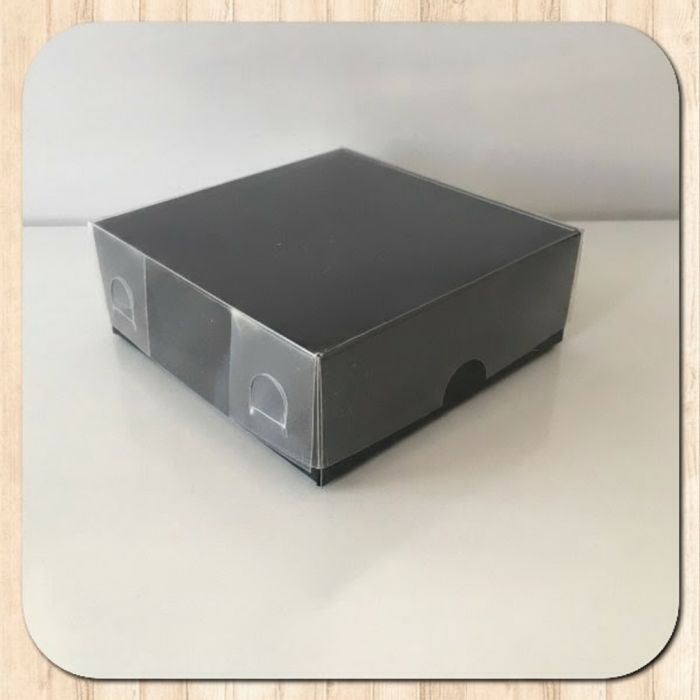 Bottom Cardboard Box with a Transparent Lid