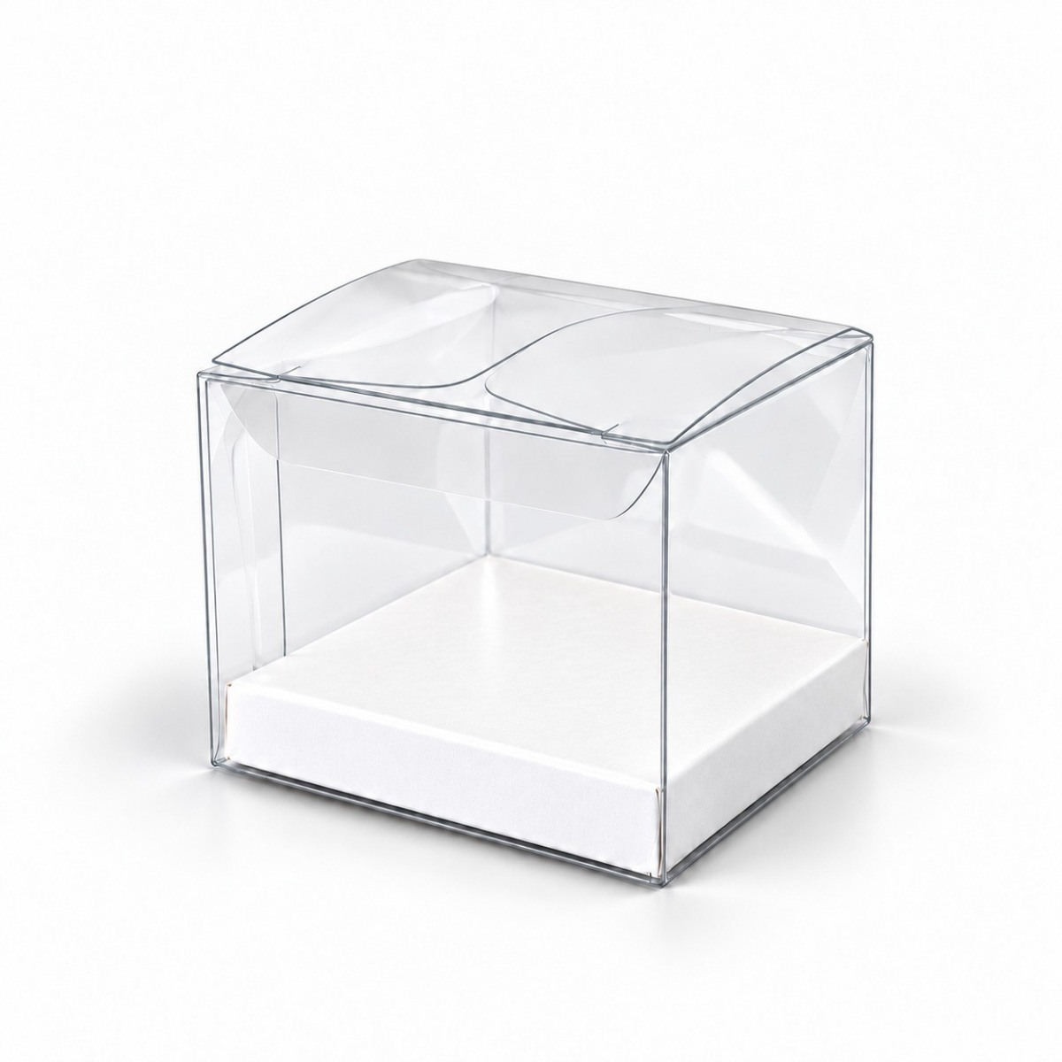 Product illustration · 8 × 8 × 8 cm · White inside base.